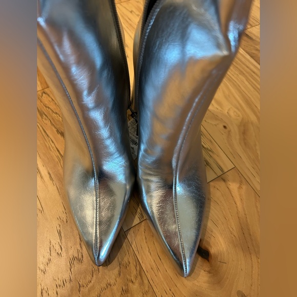 NWT Zara metallic boot - Picture 6 of 8